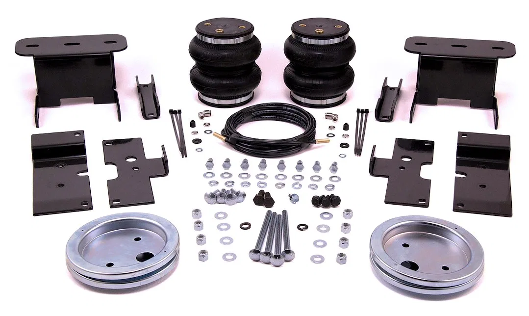 57268 – AIR LIFT Helper Spring Kit, Air Spring Frame Mount Up to 5000 Pounds Of Leveling Capacity Air Adjustable From...